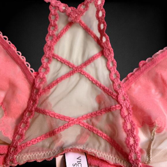 NWT Victoria Secret's Small Dream Angels Cups Lace Floral B-C Cup - Picture 9 of 13